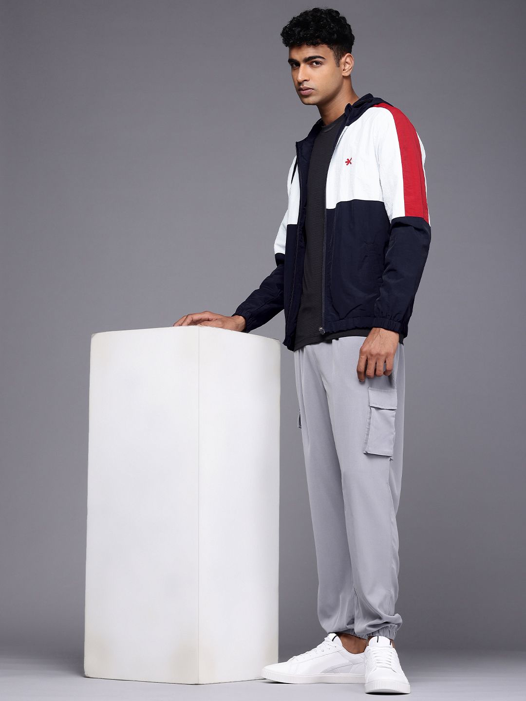 HRX by Hrithik Roshan Colourblocked STREETPULSE Rapid-Dry Sporty Lifestyle Jacket