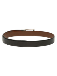 Teakwood Leathers Men Textured Leather Reversible Formal Belt