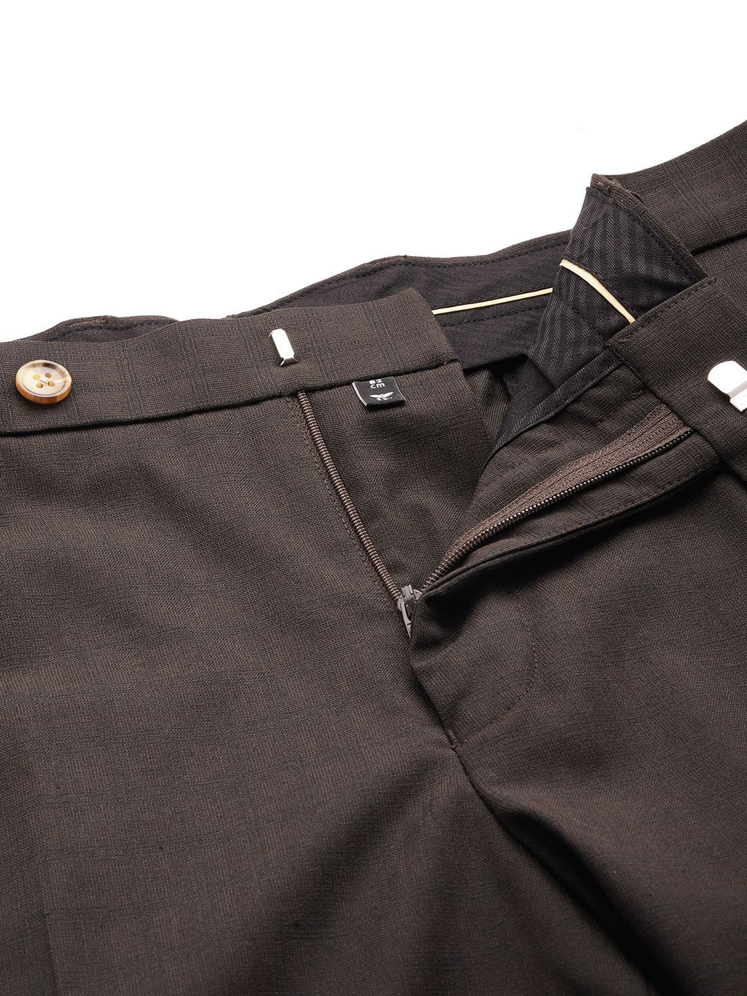 Park Avenue Men Solid Formal Trousers