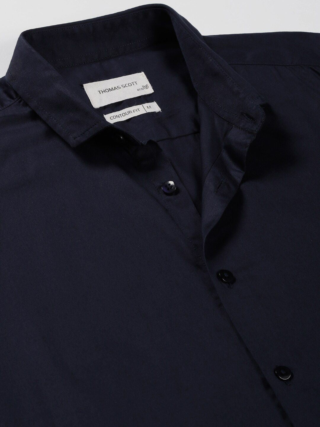 Thomas Scott Classic Slim Fit Spread Collar Casual Shirt