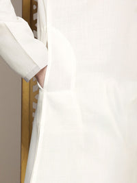 House of Pataudi Floral Embroidered Rozana Kurta