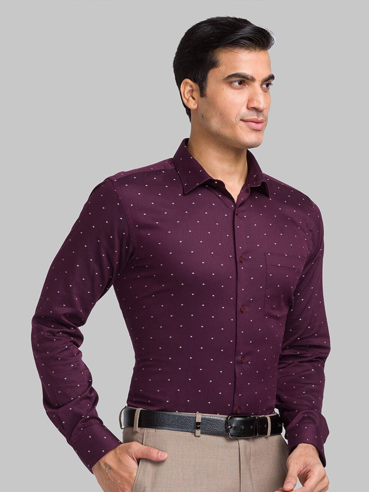 Park Avenue Printed Cotton Opaque Formal Shirt