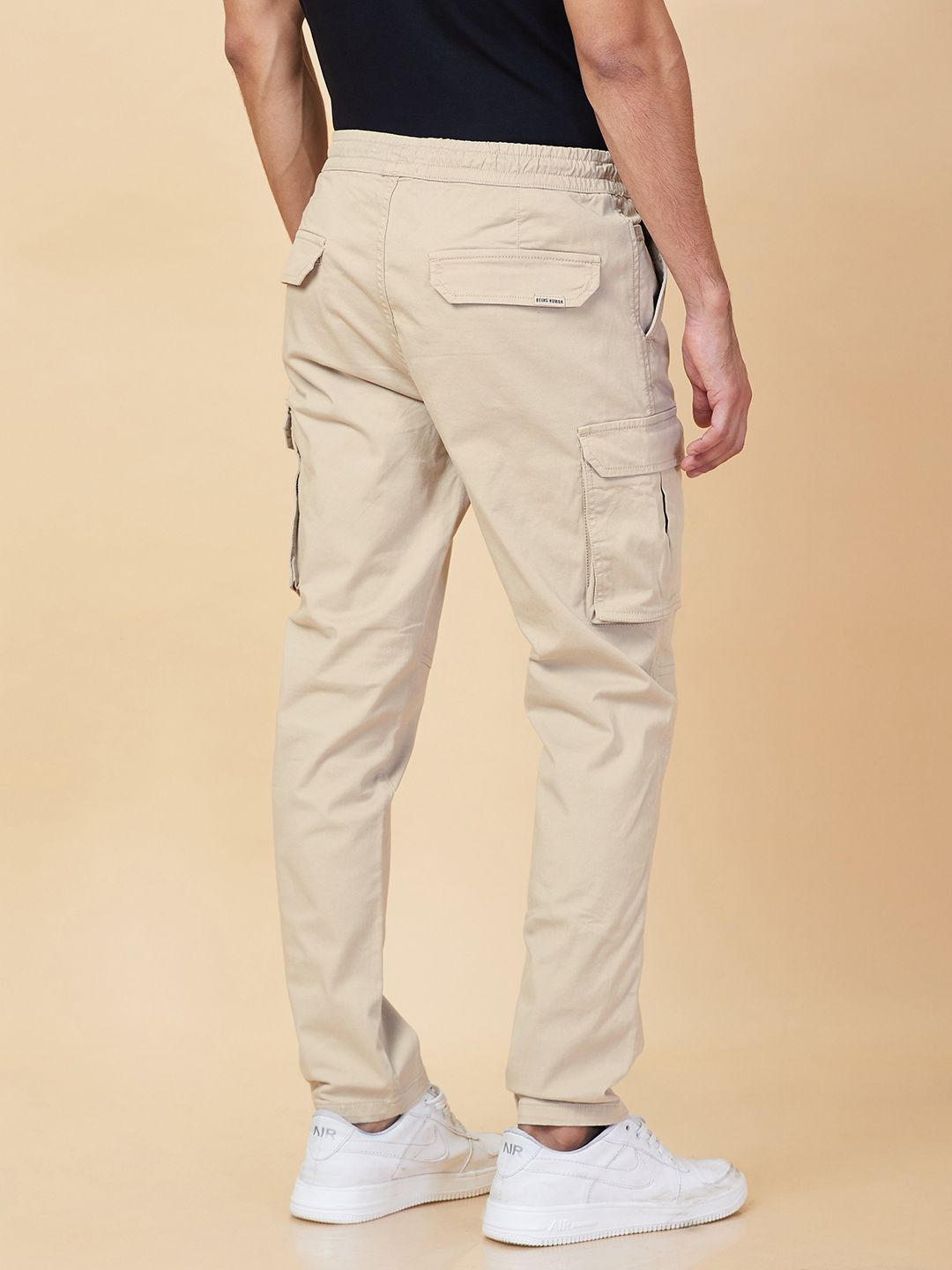 Being Human Men Slim Fit Cargos Trousers