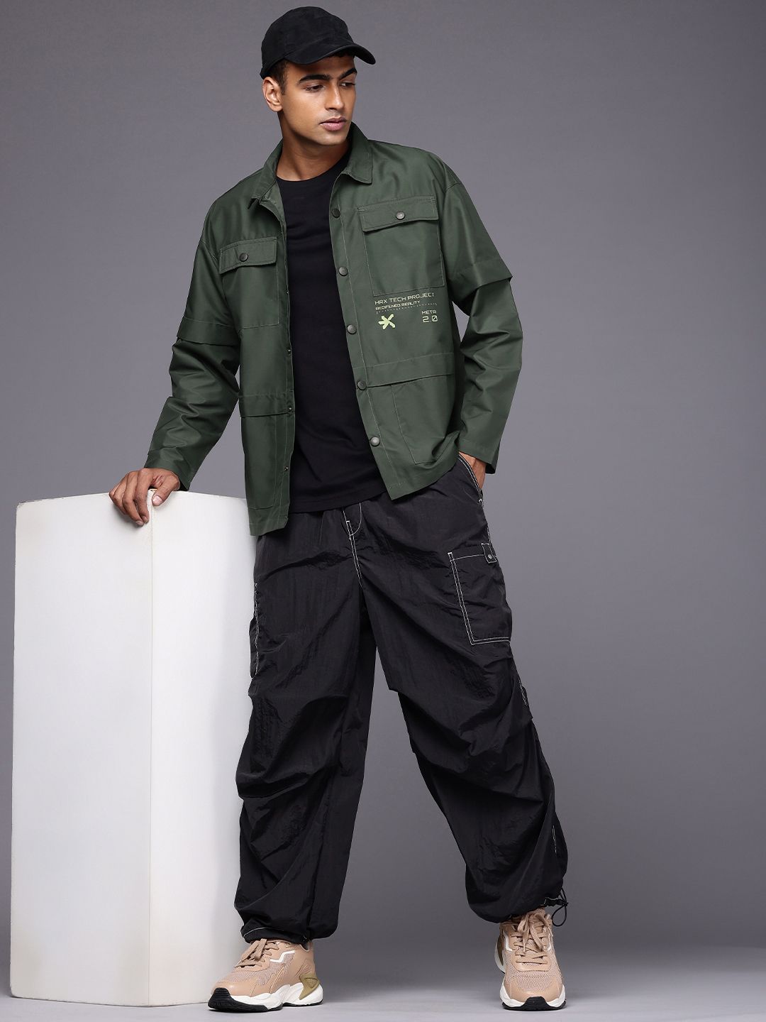 HRX by Hrithik Roshan Rapid-Dry NATURETHERAPY Outdoor Sporty Jacket