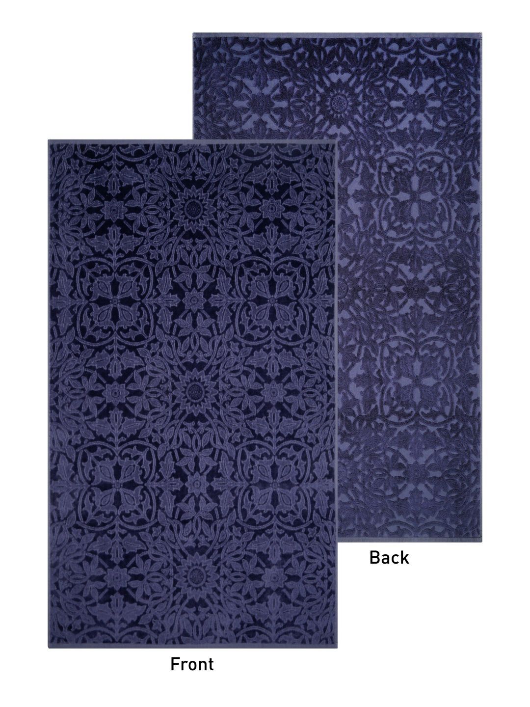 MYTRIDENT Blue Cotton 600 GSM Bath Towel