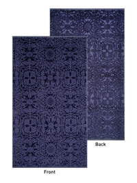 MYTRIDENT Blue Cotton 600 GSM Bath Towel