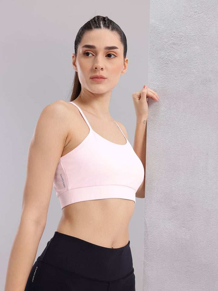 HRX by Hrithik Roshan Styled Back Full Coverage Lightly Padded Yoga Bra KY103_03_A