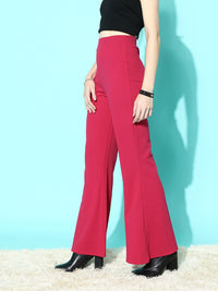Berrylush Women Comfort High-Rise Trousers