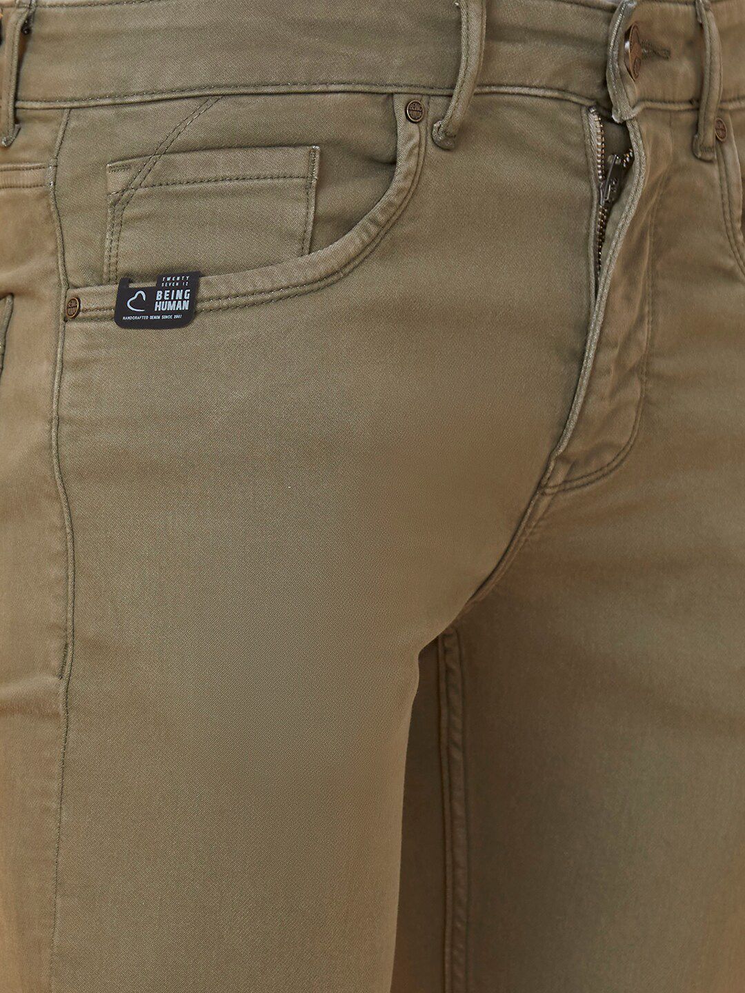Being Human Men Slim Fit Clean Look Stretchable Jeans