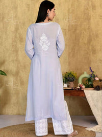 House of Chikankari Women Embroidered Chikankari Kurta
