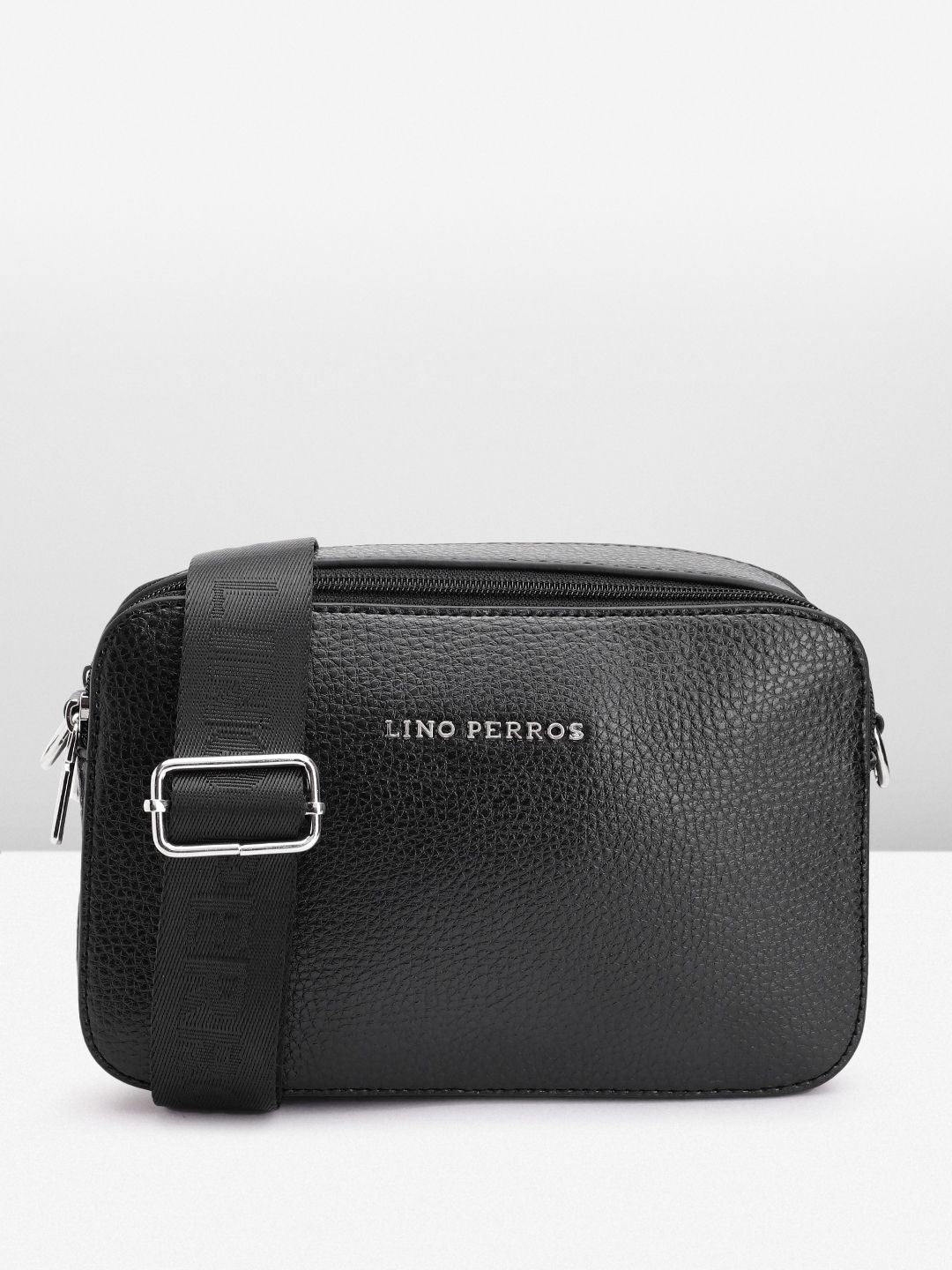 Lino Perros Textured Structured Sling Bag