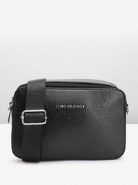 Lino Perros Textured Structured Sling Bag