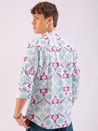 The Indian Garage Co Men Slim Fit Indie Printed Resortwear Shirt