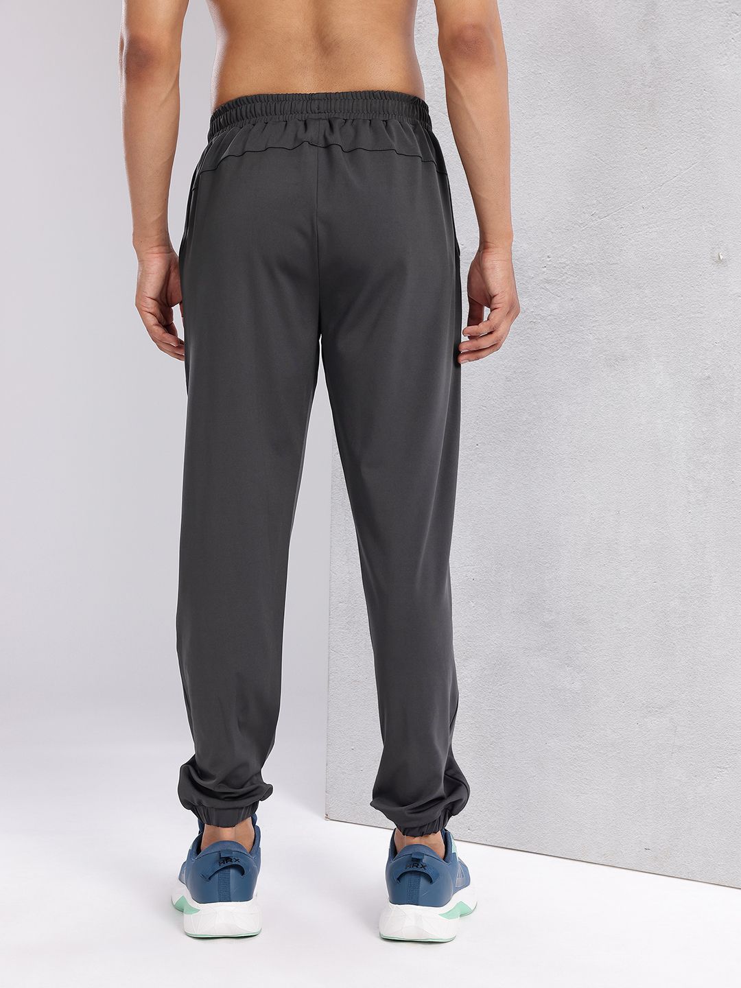 HRX by Hrithik Roshan Men Typography Printed Mid-rise Rapid-Dry Training Joggers