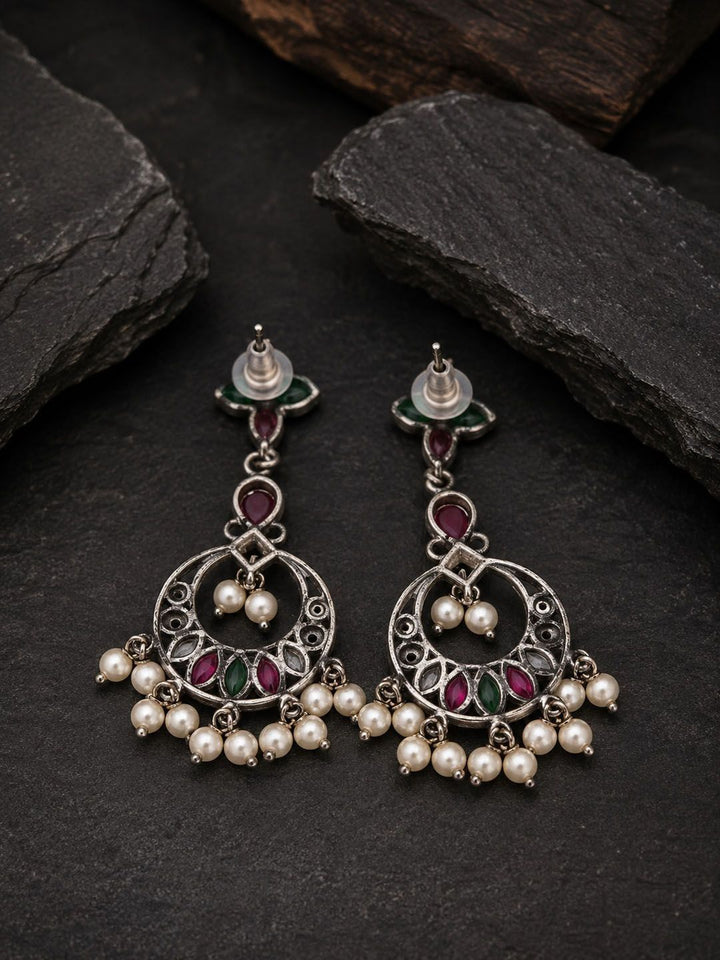 PANASH Circular Drop Earrings