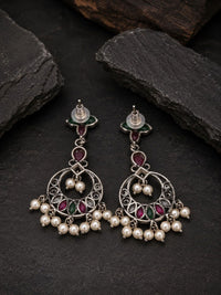 PANASH Circular Drop Earrings