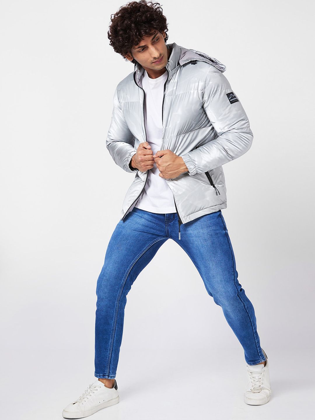 SPYKAR Hooded Padded Jacket