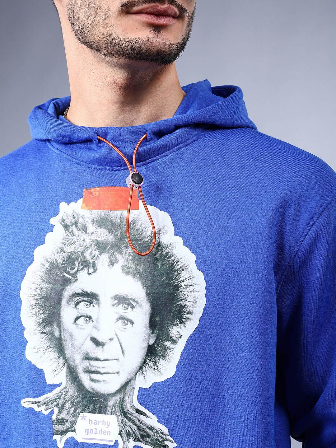 The Indian Garage Co Graphic Printed Hooded Sweatshirt