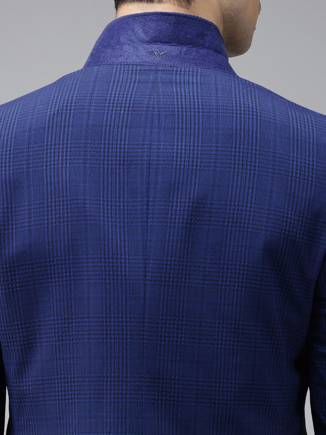 Park Avenue Checked Super Slim Fit Single-Breasted Formal Blazers