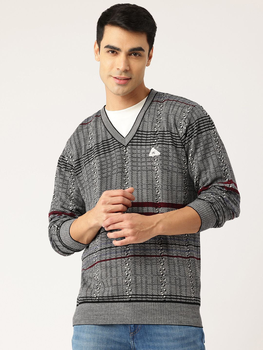 Monte Carlo Printed Woollen Pullover