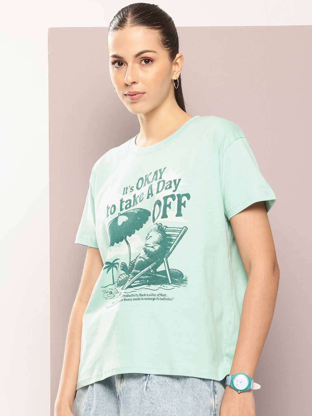 DILLINGER Printed Pure Cotton Boxy T-shirt