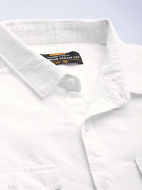 The Indian Garage Co Men Solid Pure Cotton Casual Shirt