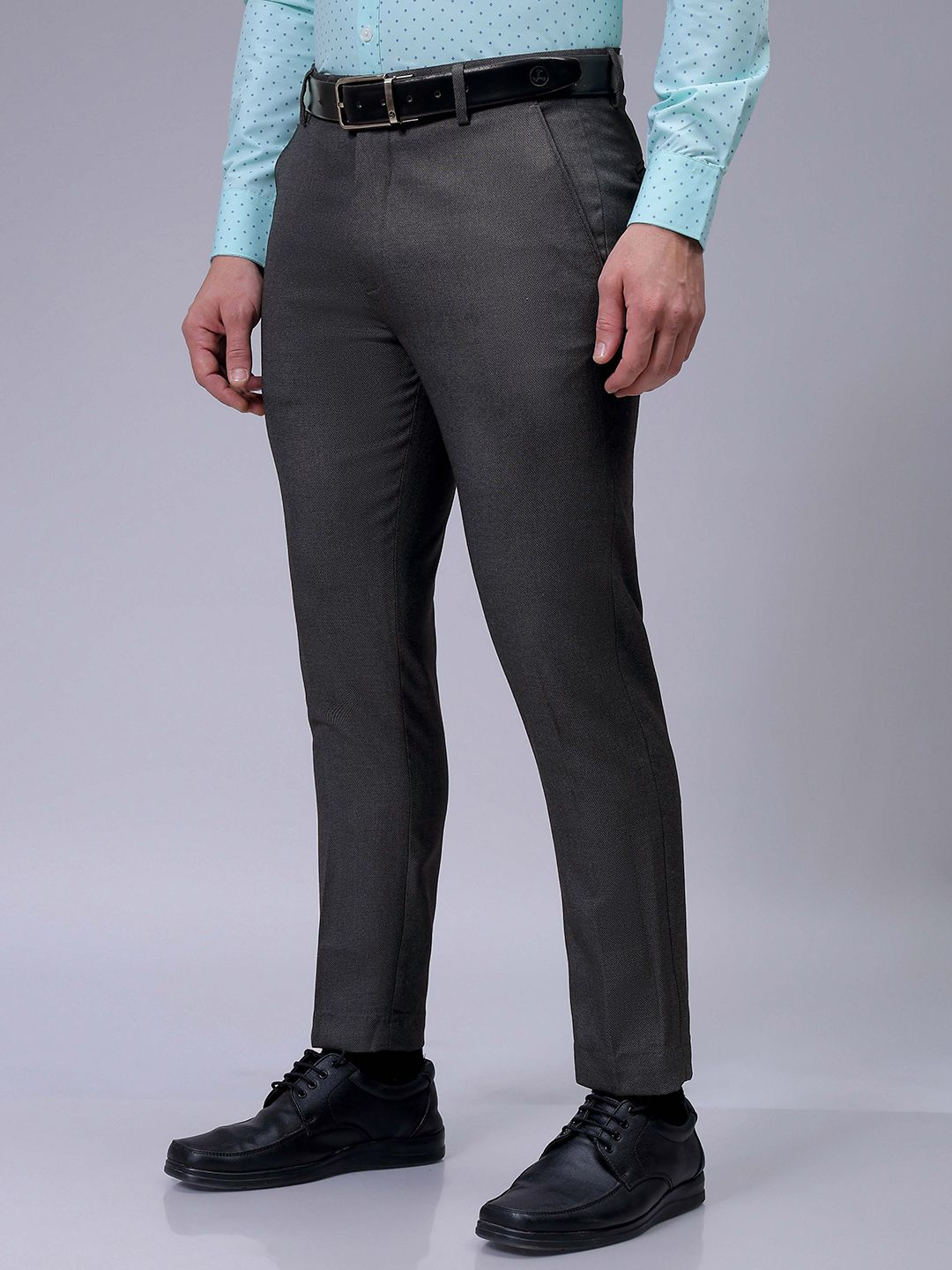 The Indian Garage Co. X Luxe Men Slim Fit Formal Trousers