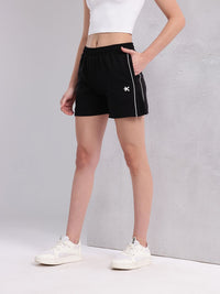 HRX by Hrithik Roshan Women Paneled Detail Lifestyle Shorts