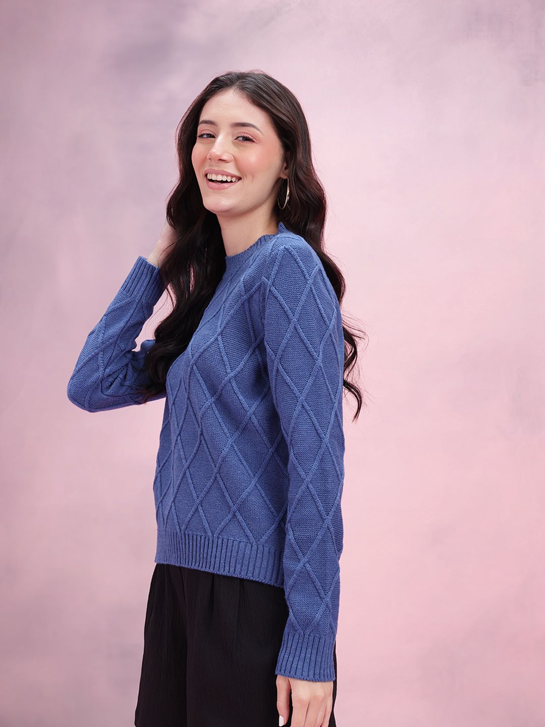DressBerry Self-Design Acrylic Pullover