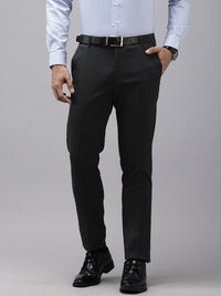 Park Avenue Men Hudson Tailored Slim Fit Formal Trousers