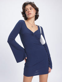 DressBerry Ruched Bodycon Mini Dress