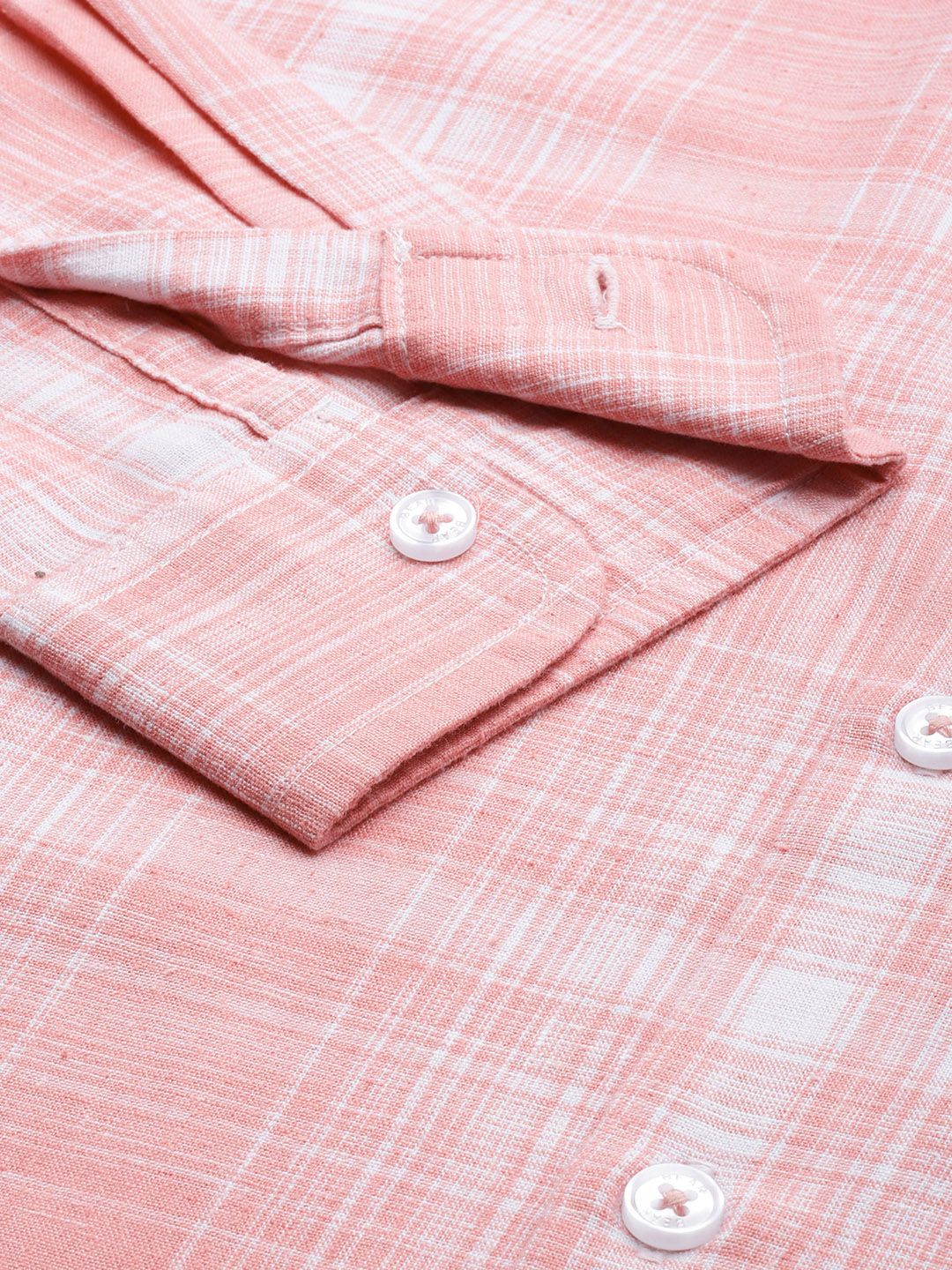 THE BEAR HOUSE Men Slim Fit Tartan Checked Casual Shirt