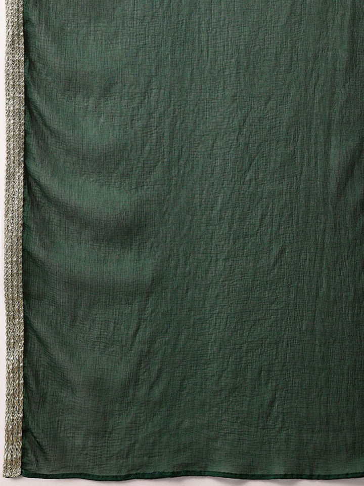 House of Pataudi Regular Jashn Kurta with Trousers & With Dupatta