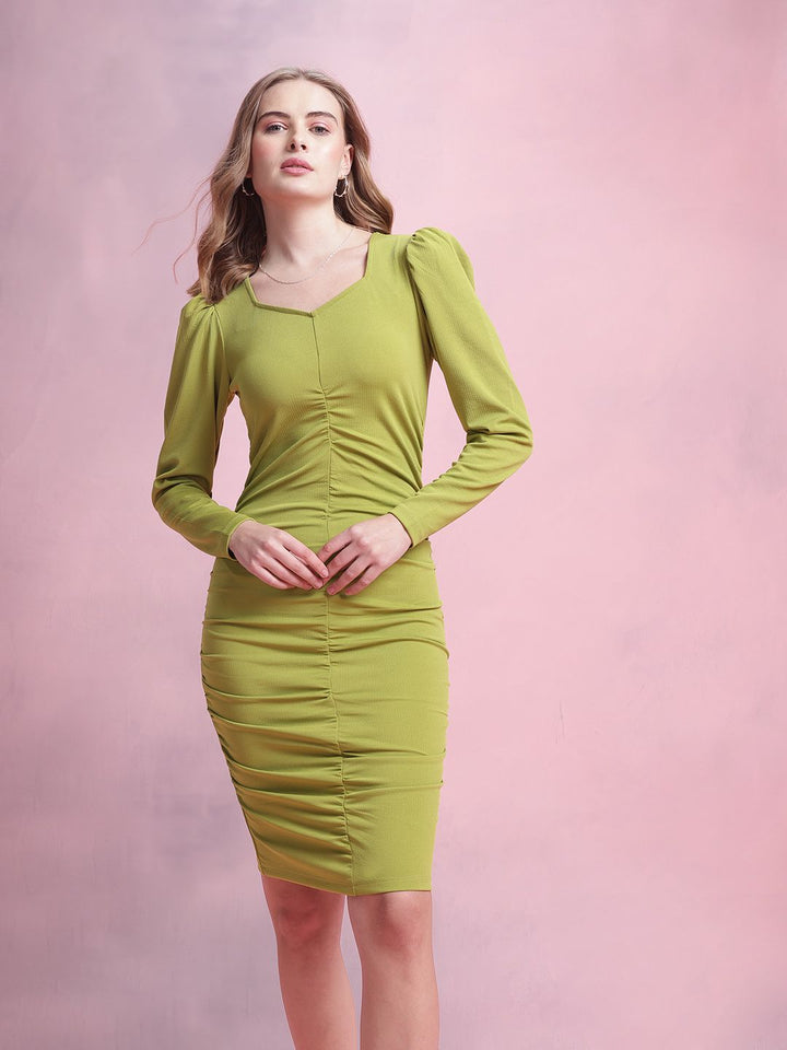DressBerry Ruched Bodycon Dress
