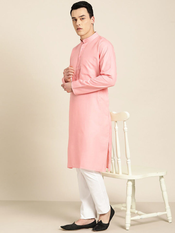 SOJANYA Mandarin Collar Straight Kurta