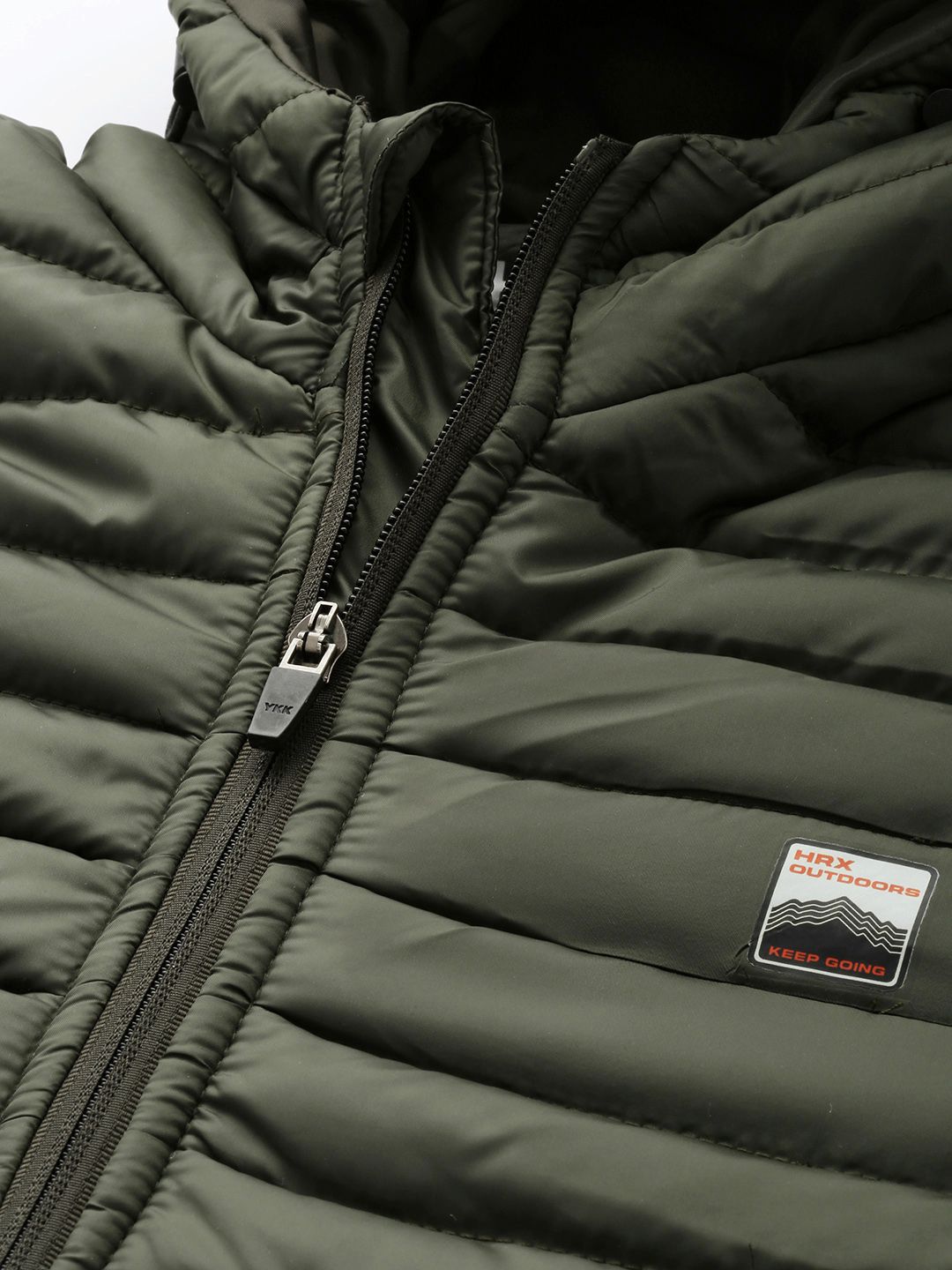 HRX by Hrithik Roshan Nature Therapy Rapid-Dry Antimicrobial Detachable Hood Padded Jacket