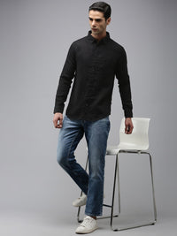 SPYKAR Solid Slim Fit Pure Linen Casual Shirt