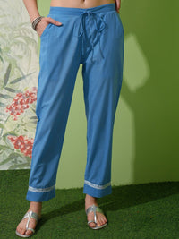 Vishudh Floral Printed Regular Pure Cotton Kurta with Trouser & Dupatta