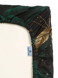 Moda Rapido X KLOTTHE Cadar King Bunga 400 TC Berwarna Hijau & Emas dengan 2 Sarung Bantal