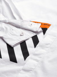 The Indian Garage Co Men White Printed Cotton Casual Shirt