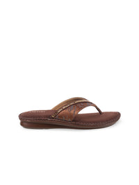 Metro Women Brown Printed Sandal