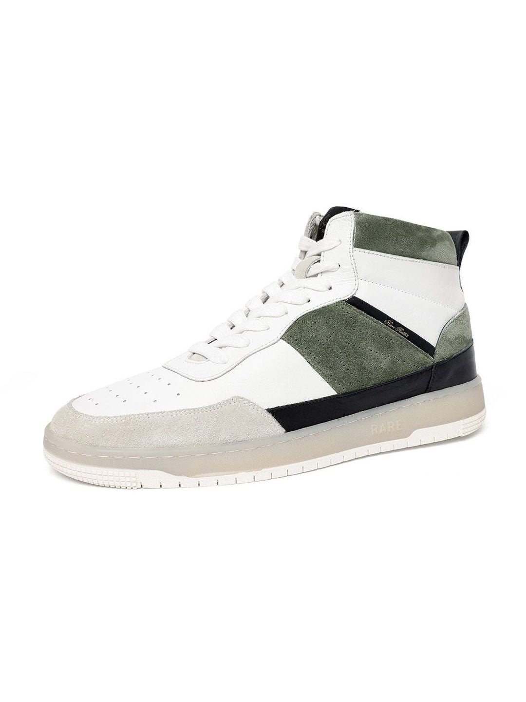 RARE RABBIT Men Horizon Colourblocked Leather Sneakers