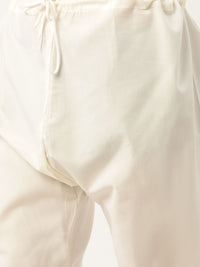 SOJANYA Kurta Tenun Jacquard Lelaki Hijau & Putih Putih dengan Jaket Churidar & Nehru
