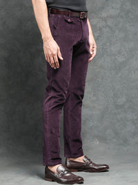 RARE RABBIT Men Cloy Mid-Rise Slim Fit Trouser