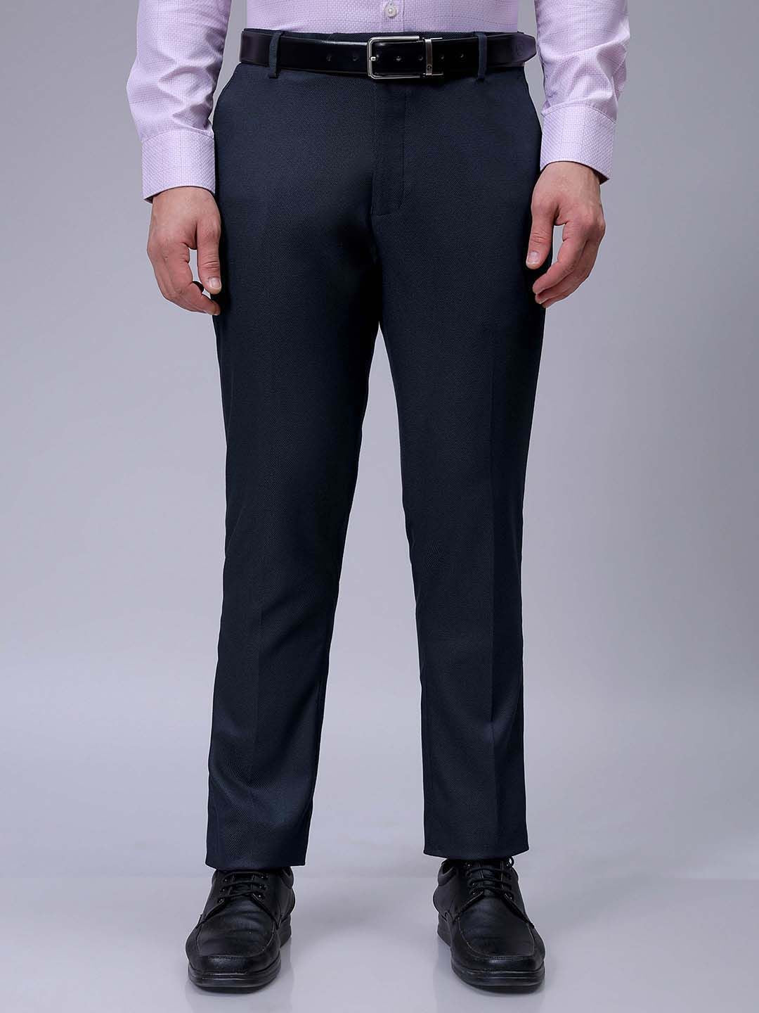 The Indian Garage Co. X Luxe Men Slim Fit Formal Trousers