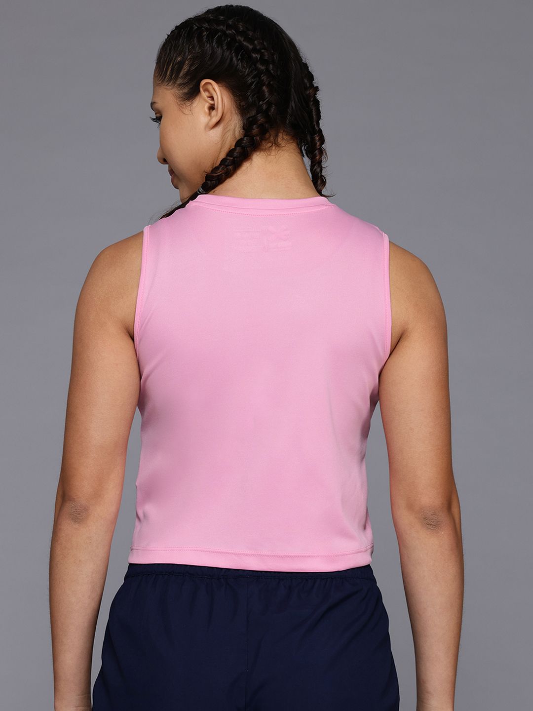 HRX by Hrithik Roshan Brand Logo Print Rapid-Dry Running T-shirt