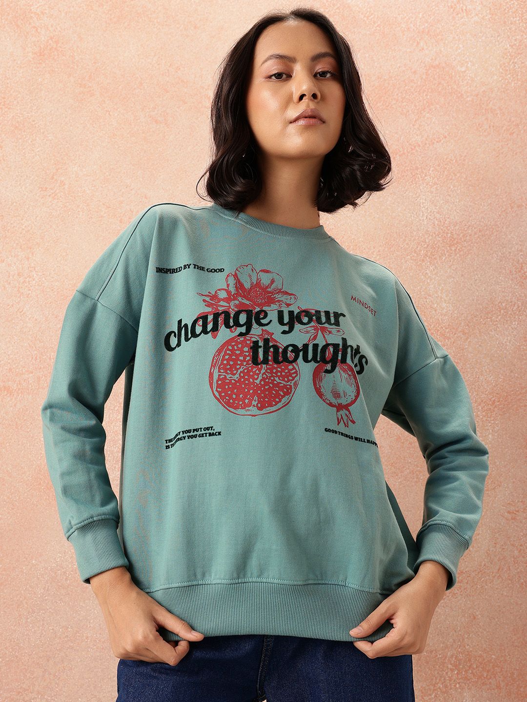 all about you Printed Sweatshirt
