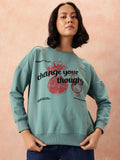 all about you Printed Sweatshirt