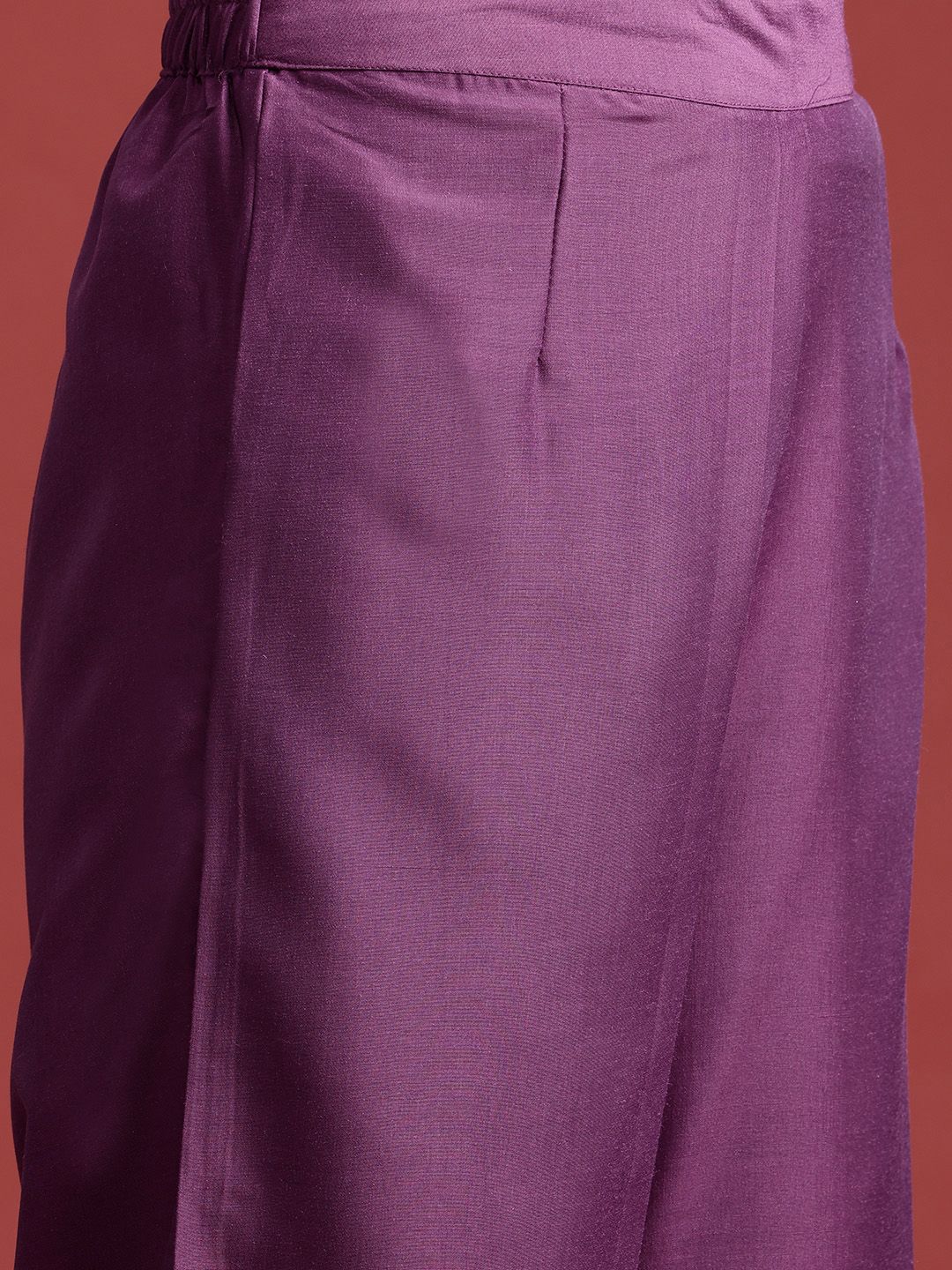 Anouk Ethnic Motifs Regular Kurta With Palazzos & Dupatta