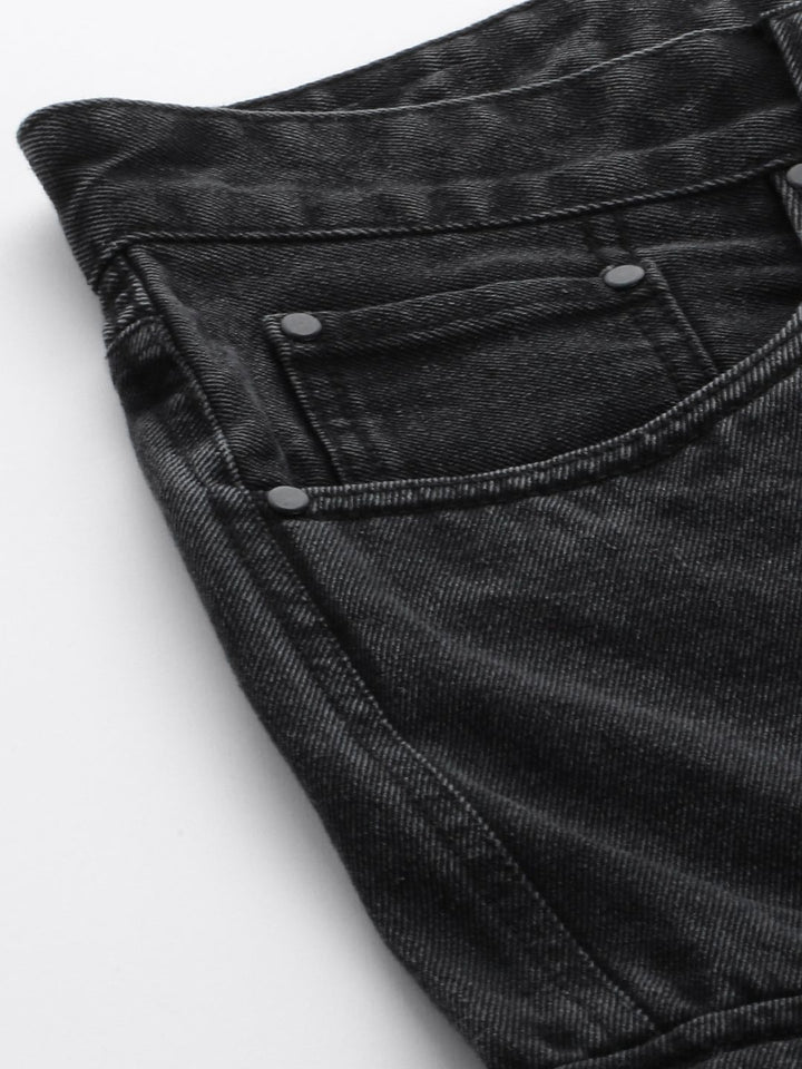 Bene Kleed Men Pure Cotton Relax Fit Denim Cargos